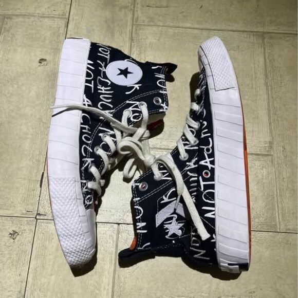 Converse UNT1TL3D High Top sneakers in the black, white size 7.5 men’s - Picture 1 of 5